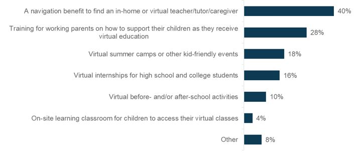 Virtual Solutions Offered to Support the Educational Needs of Employees’ Children