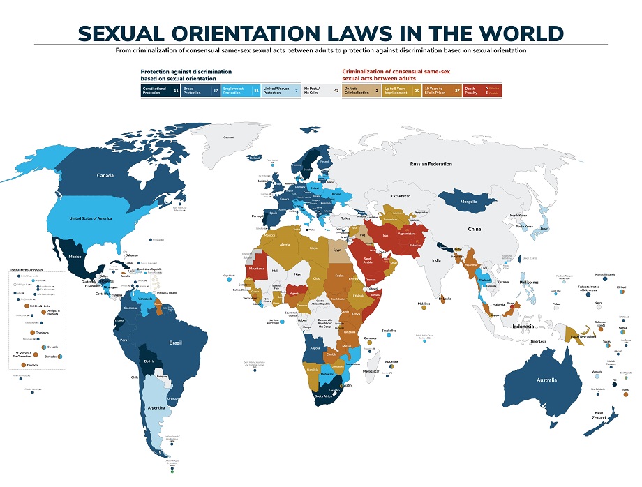 Sexual Orientation Laws Around the World